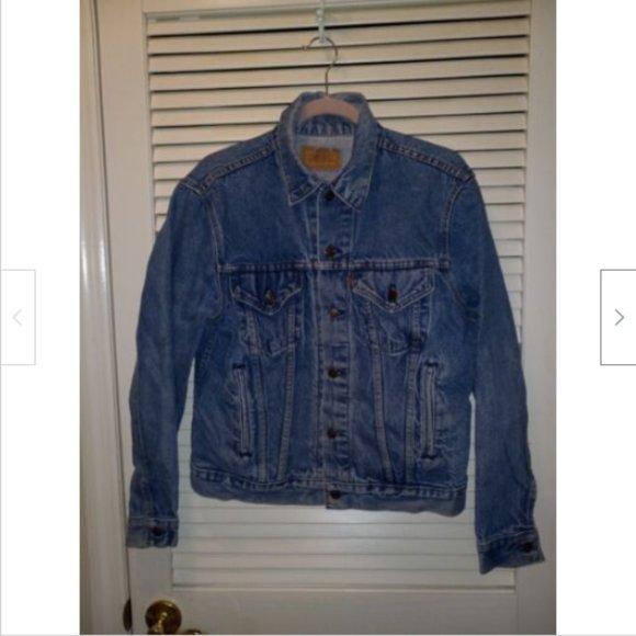 Levi's Other - Vintage Levi's Denim Trucker Jacket Men's Size 42 Made in USA 70506 0216